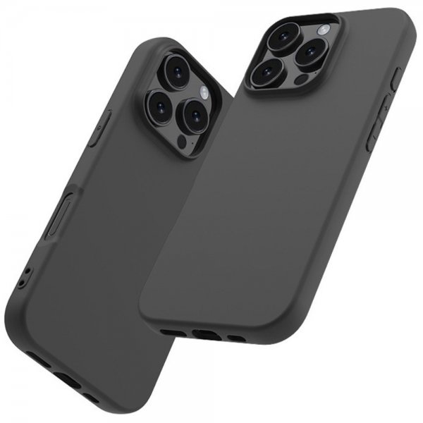 Nordic Covers iPhone 16 Pro Max Deksel Feather Series Raven Black