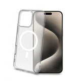 Celly iPhone 16 Pro Max Deksel GELSKINMAG MagSafe Klar Hvit