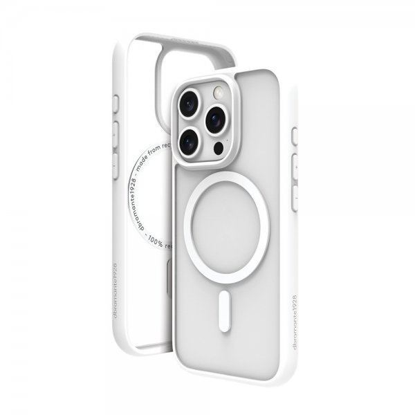dbramante1928 iPhone 16 Pro Max Deksel Grenen MagSafe Hvit