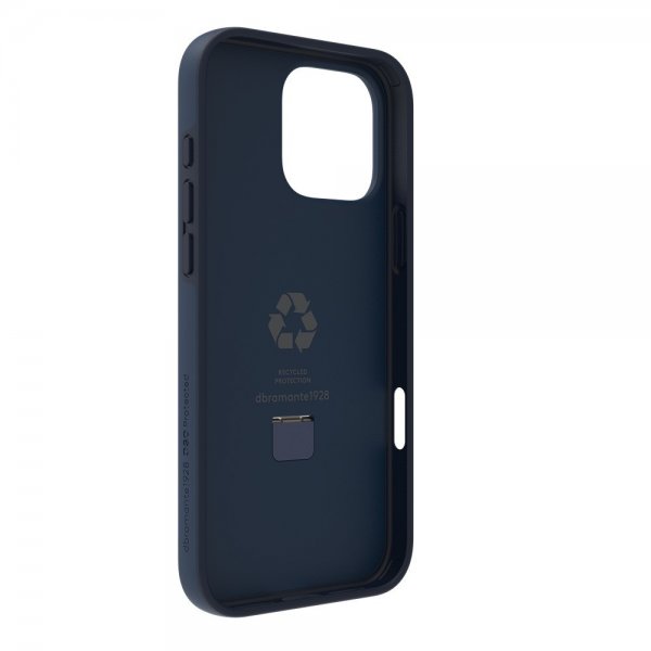 dbramante1928 iPhone 16 Pro Max Deksel Iceland Ultra D3O MagSafe Kickstand Blå