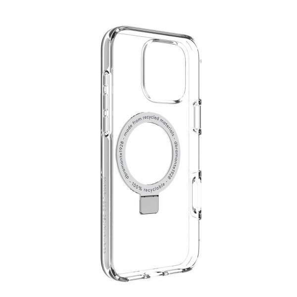 dbramante1928 iPhone 16 Pro Max Deksel Iceland Ultra D3O MagSafe Kickstand Klar