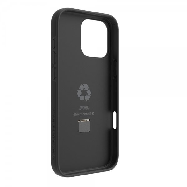 dbramante1928 iPhone 16 Pro Max Deksel Iceland Ultra D3O MagSafe Kickstand Svart
