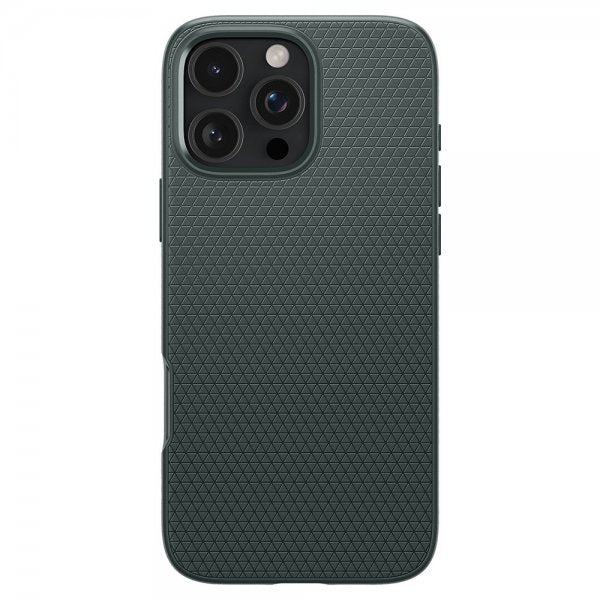 Spigen iPhone 16 Pro Max Deksel Liquid Air Abyss Green