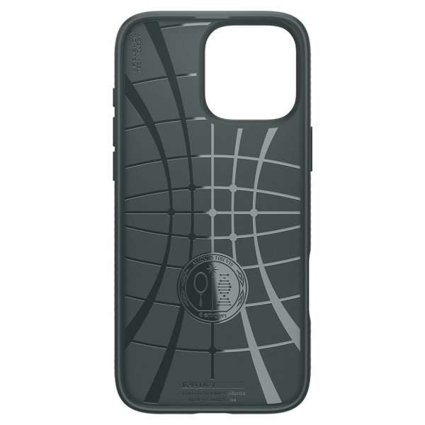 Spigen iPhone 16 Pro Max Deksel Liquid Air Abyss Green