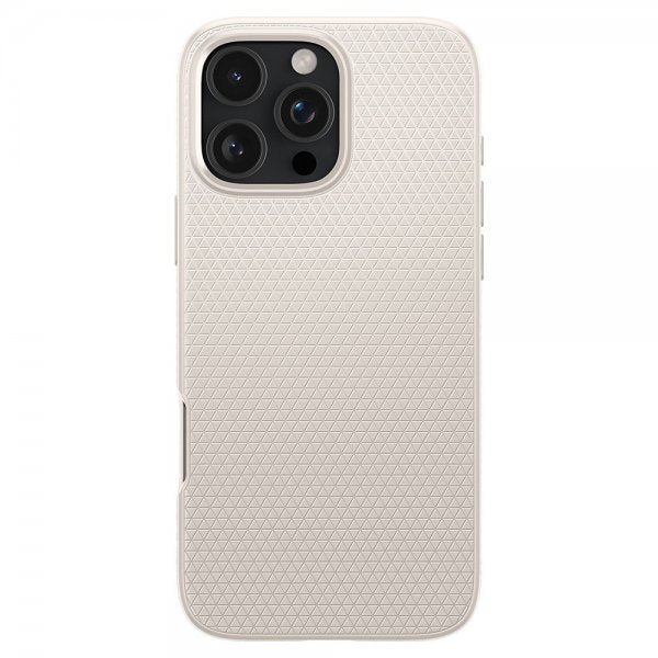 Spigen iPhone 16 Pro Max Deksel Liquid Air Natural Titanium