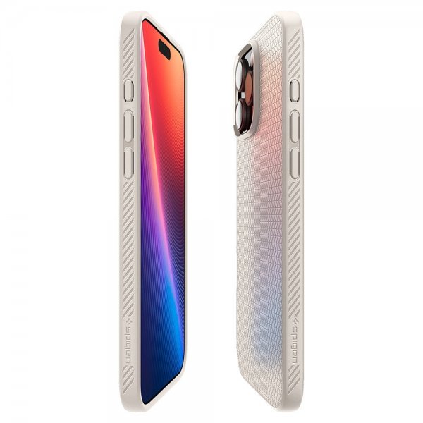 Spigen iPhone 16 Pro Max Deksel Liquid Air Natural Titanium