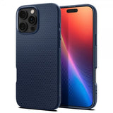Spigen iPhone 16 Pro Max Deksel Liquid Air Navy Blue