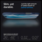 Spigen iPhone 16 Pro Max Deksel Liquid Air Navy Blue