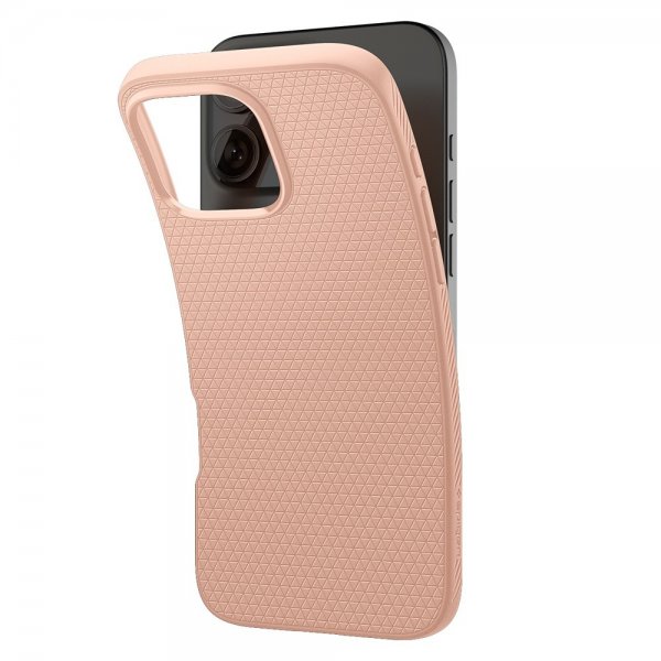 Spigen iPhone 16 Pro Max Deksel Liquid Air Rose Titanium