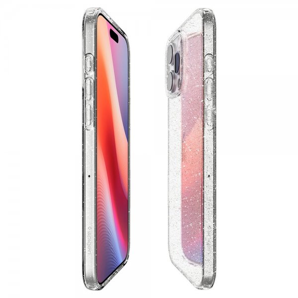 Spigen iPhone 16 Pro Max Deksel Liquid Crystal Glitter Crystal Quartz