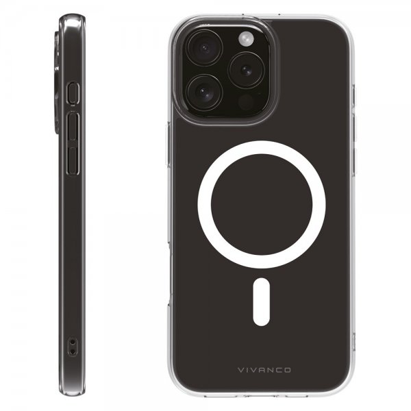 Vivanco iPhone 16 Pro Max Deksel Mag Clear Transparent