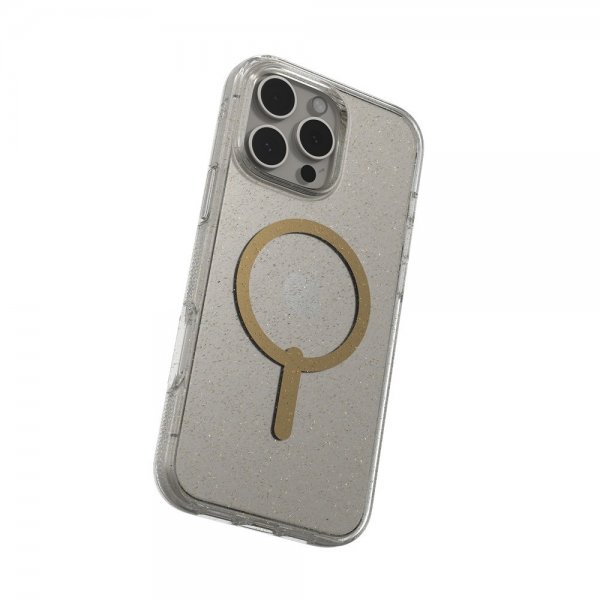 Zagg iPhone 16 Pro Max Deksel Milan Snap Gold Glitter