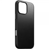 Nomad iPhone 16 Pro Max Deksel Modern Leather Case Svart