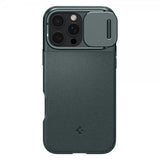 Spigen iPhone 16 Pro Max Deksel Optik Armor MagFit Abyss Green