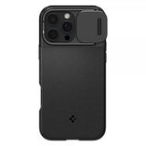 Spigen iPhone 16 Pro Max Deksel Optik Armor MagFit Svart