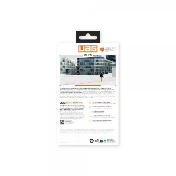 Urban Armor Gear (UAG) iPhone 16 Pro Max Deksel Plyo MagSafe Hvit