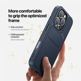 Dux Ducis iPhone 16 Pro Max Deksel Rafi II Series MagSafe Blå