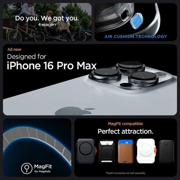 Spigen iPhone 16 Pro Max Deksel Rugged Armor MagFit Matte Black