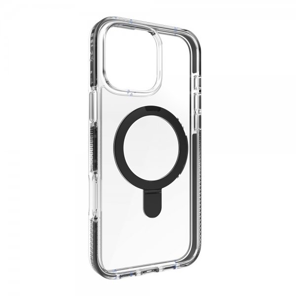 Zagg iPhone 16 Pro Max Deksel Santa Cruz Snap Ring Stand Svart