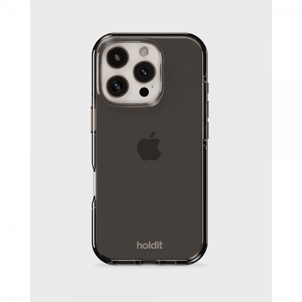 holdit iPhone 16 Pro Max Deksel Seethru Svart