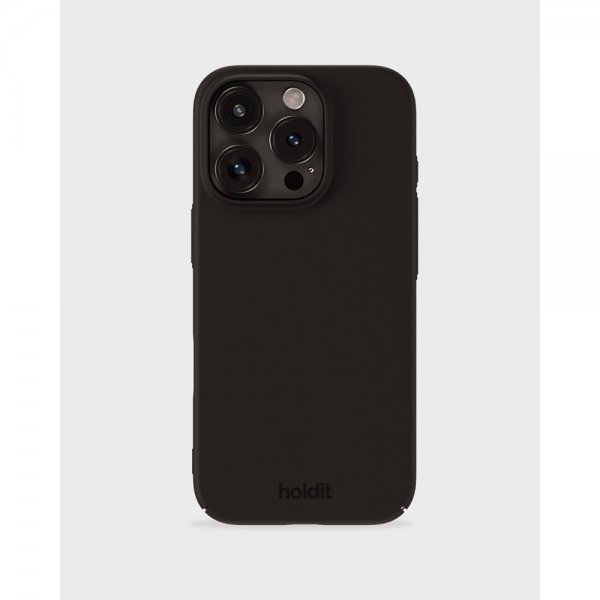 holdit iPhone 16 Pro Max Deksel Slim Case Svart