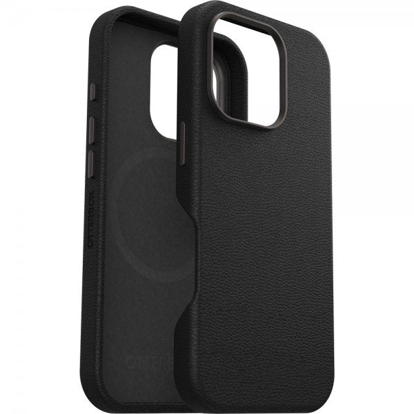 Otterbox iPhone 16 Pro Max Deksel Symmetry Cactus Leather MagSafe Noir Ash