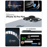 Spigen iPhone 16 Pro Max Deksel Thin Fit MagFit Abyss Green