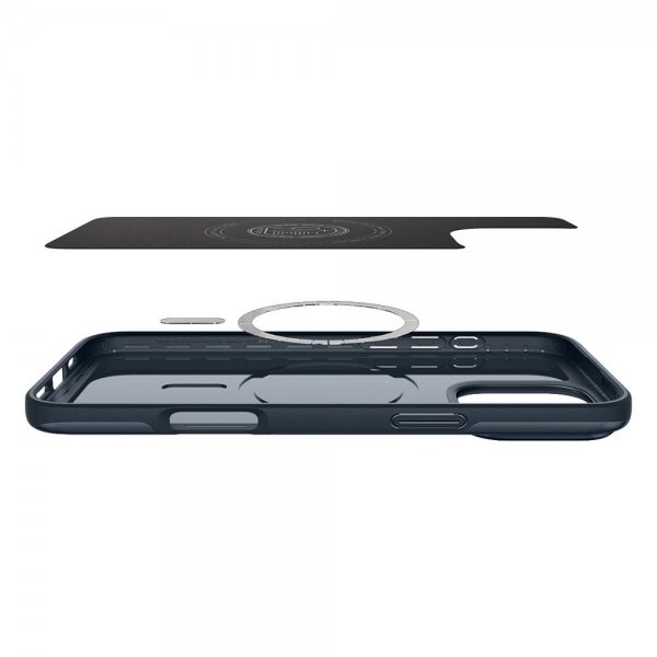 Spigen iPhone 16 Pro Max Deksel Thin Fit MagFit Metal Slate