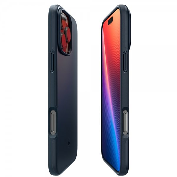 Spigen iPhone 16 Pro Max Deksel Thin Fit MagFit Metal Slate
