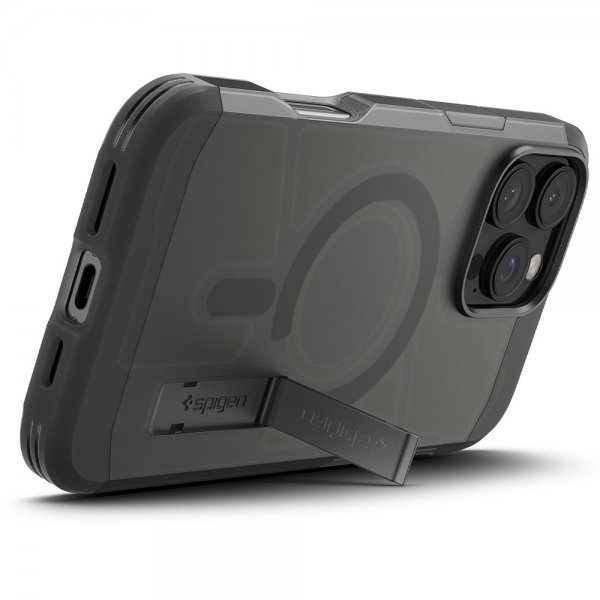 Spigen iPhone 16 Pro Max Deksel Tough Armor MagFit Frost Black