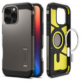 Spigen iPhone 16 Pro Max Deksel Tough Armor MagFit Gunmetal