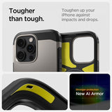 Spigen iPhone 16 Pro Max Deksel Tough Armor MagFit Gunmetal