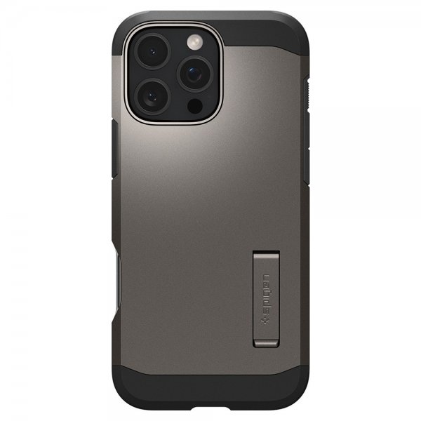 Spigen iPhone 16 Pro Max Deksel Tough Armor MagFit Gunmetal