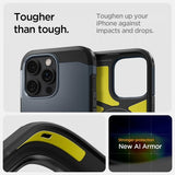 Spigen iPhone 16 Pro Max Deksel Tough Armor MagFit Metal Slate