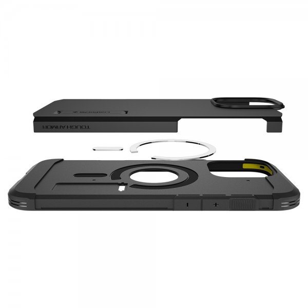 Spigen iPhone 16 Pro Max Deksel Tough Armor MagFit Svart