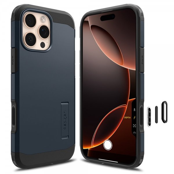 Spigen iPhone 16 Pro Max Deksel Tough Armor T MagFit Metal Slate