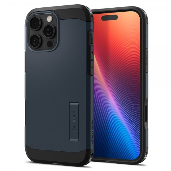 Spigen iPhone 16 Pro Max Deksel Tough Armor T MagFit Metal Slate