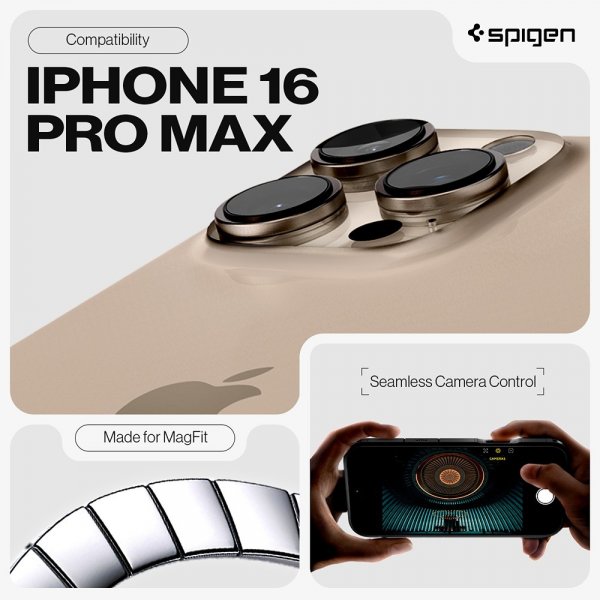 Spigen iPhone 16 Pro Max Deksel Tough Armor T MagFit Svart