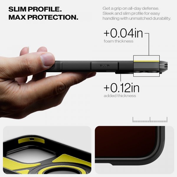 Spigen iPhone 16 Pro Max Deksel Tough Armor T MagFit Svart
