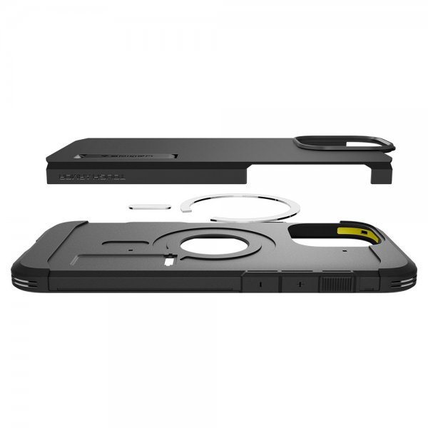 Spigen iPhone 16 Pro Max Deksel Tough Armor T MagFit Svart