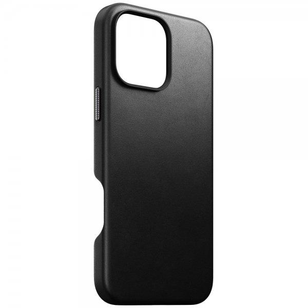 Nomad iPhone 16 Pro Max Deksel Traditional Leather Case Svart