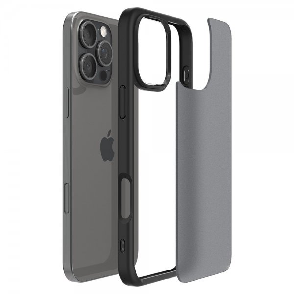 Spigen iPhone 16 Pro Max Deksel Ultra Hybrid Frost Black