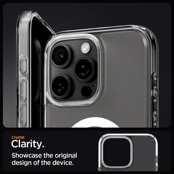 Spigen iPhone 16 Pro Max Deksel Ultra Hybrid MagFit Frost Clear