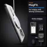 Spigen iPhone 16 Pro Max Deksel Ultra Hybrid MagFit Frost Clear