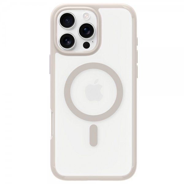 Spigen iPhone 16 Pro Max Deksel Ultra Hybrid MagFit Frost Natural Titanium