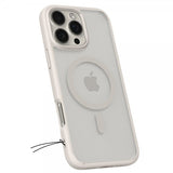 Spigen iPhone 16 Pro Max Deksel Ultra Hybrid MagFit Frost Natural Titanium
