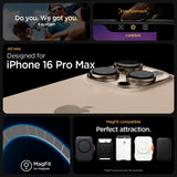 Spigen iPhone 16 Pro Max Deksel Ultra Hybrid MagFit Frost Natural Titanium