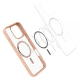 Spigen iPhone 16 Pro Max Deksel Ultra Hybrid MagFit Frost Rose Titanium
