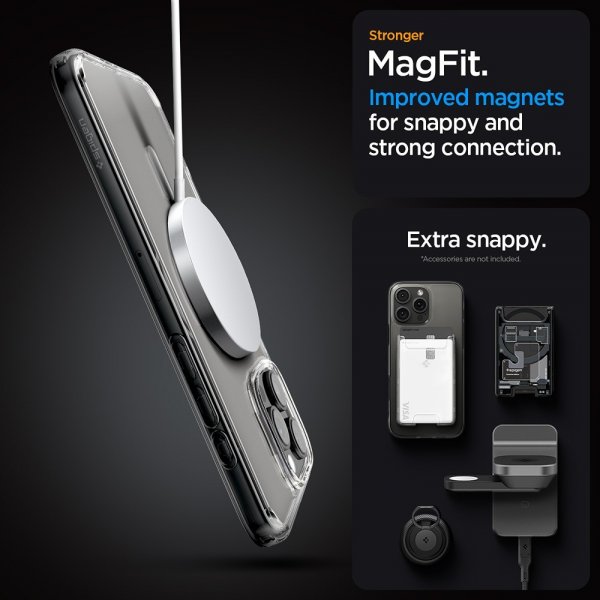 Spigen iPhone 16 Pro Max Deksel Ultra Hybrid MagFit Graphite