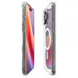 Spigen iPhone 16 Pro Max Deksel Ultra Hybrid MagFit Hvit
